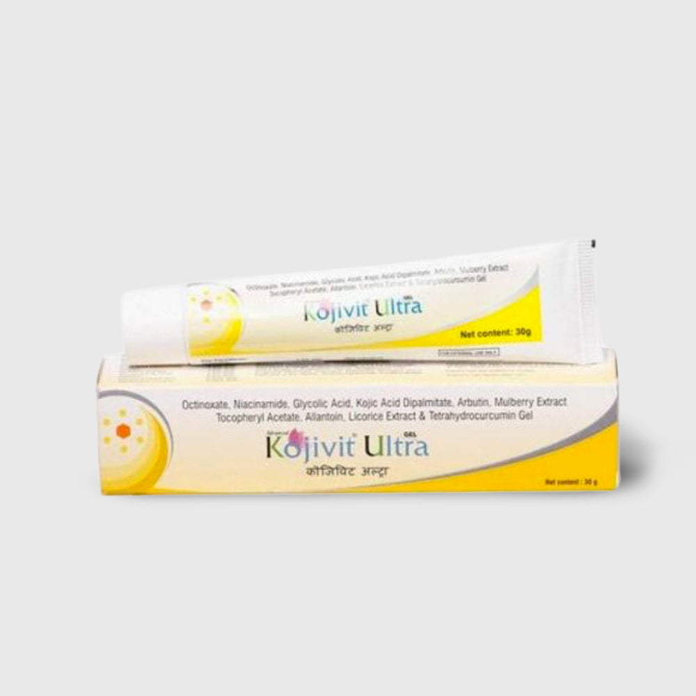 Kojivit Ultra Gel – Éclaircissant et Anti-Taches Recommandé&nbsp;POUR des imperfections récentes(moins de 6 mois)